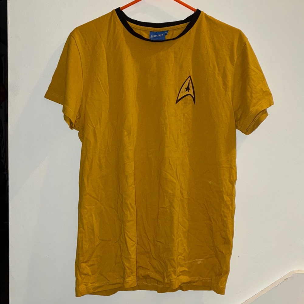Star Trek Unisex Yellow T-Shirt - Size M